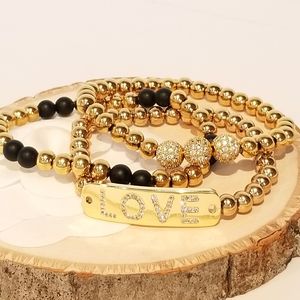 GOLD MILANO LUXE PAVE CZ BRACELET main image 0